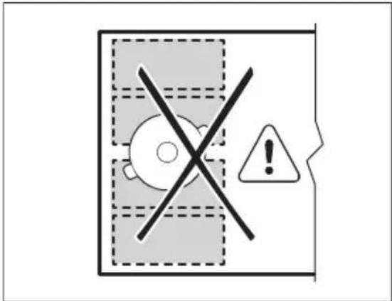 AEG NII84F00IB - Diamètre et position de l'ustensile de cuisine - 5