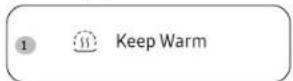 SAMSUNG MS20A7318AK - Cómo usar "Keep Warm" (Mantener caliente) - 1