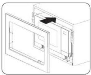SAMSUNG MS20A7318AK - Dimensões Procedimento de instalação do forno micro-ondas - 7