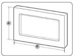 SAMSUNG MS20A7318AK - Dimensioni Procedura di installazione del forno a microonde - 4
