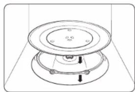 SAMSUNG MS22M8254AT - Plato giratorio - 1