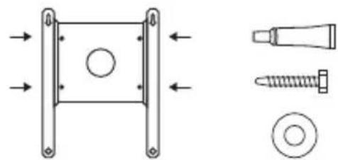 StarIink Wedge Mount Kit - オプション2-ラグボルト - 3