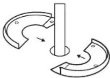 StarIink Wedge Mount Kit - Dirigir el cable - 3