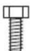 StarIink Wedge Mount Kit - Lag Bolts (x4) - 1