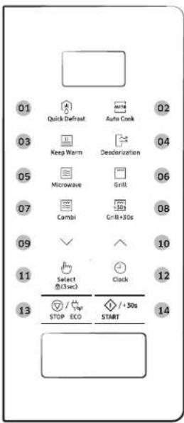SAMSUNG MG23A7318AK - Funkcje kuchenki - 2