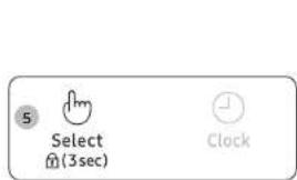 5 Select (3sec) Clock