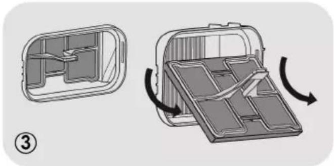 HAIER HD80-A3959E-DF - Pour nettoyer le filtre en éponge - 2