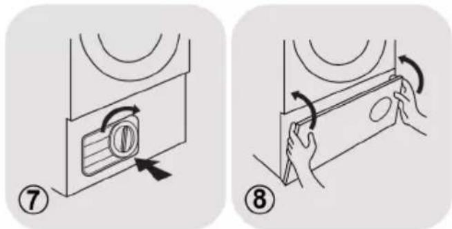 HAIER HD80-A3959E-DF - Het sponsfilter reinigen - 6