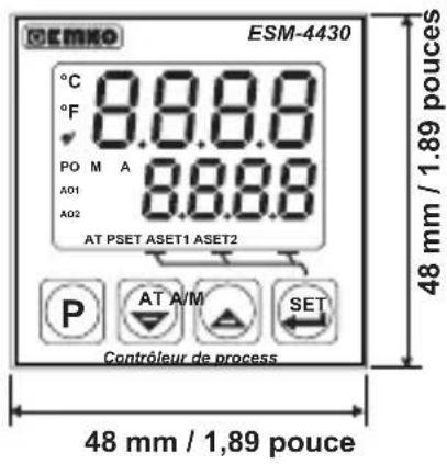 Emko ESM-7730 - DIMENSIONS - 1