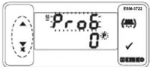 Emko ESM-3721HT - Écran d'accès au mode de programmation - 1