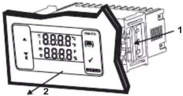 Emko ESM-3721HT - Panel Mounting and Removing - 2