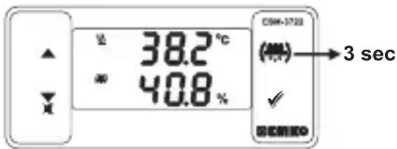 Emko ESM-3721HT - Manueller Start der Eierablage Drehbetrieb mit der Motortaste - 1