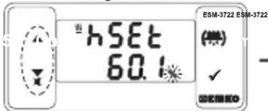 Emko ESM-3721HT - Ändern und Speichern des Temperatur- und Feuchtigkeitssollwerts - 3