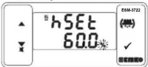 Emko ESM-3721HT - Changing and Saving Temperature and Humidity Set Value - 5