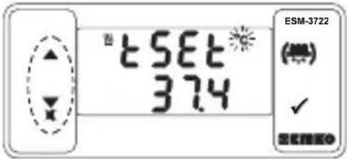 Emko ESM-3721HT - Changing and Saving Temperature and Humidity Set Value - 4