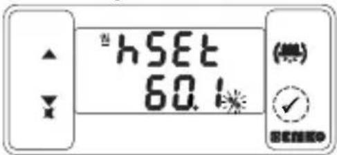 Emko ESM-3721HT - Changing and Saving Temperature and Humidity Set Value - 6