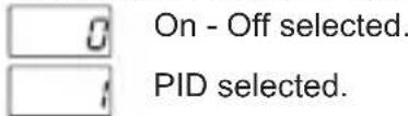 Emko ESM-3721HT - Temperature Control Selection Parameter On/Off or PID (Default = 0) - 1