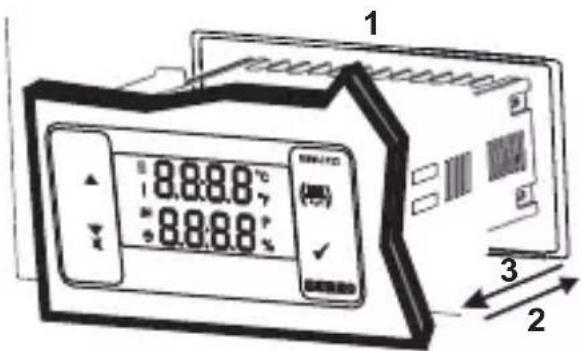 Emko ESM-3721HT - Panel Mounting and Removing - 1