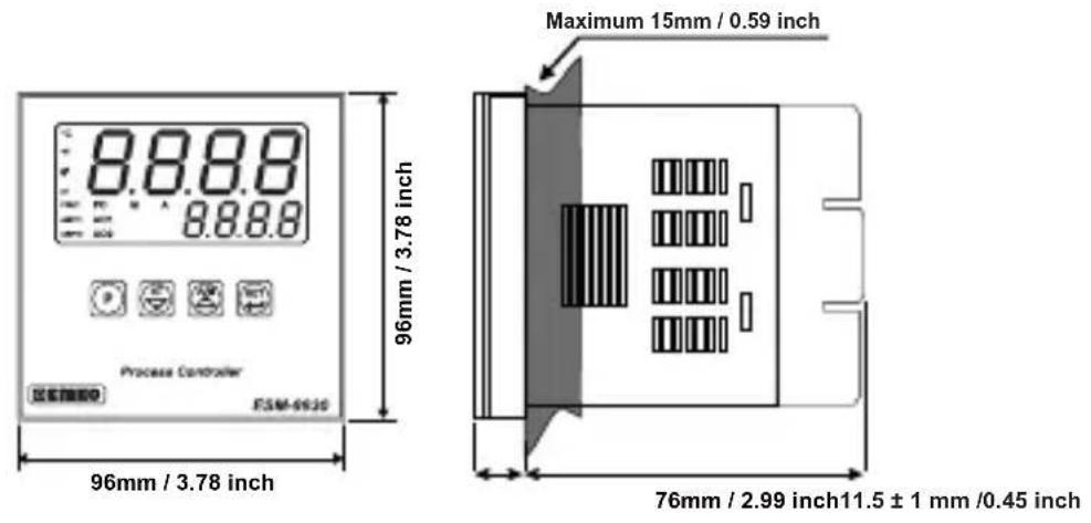 Emko ESM-9430 - DIMENSIONS - 5