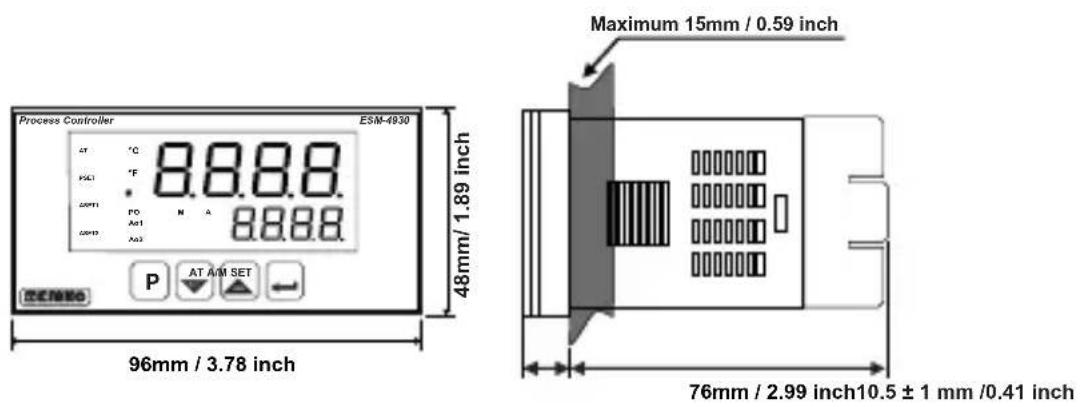 Emko ESM-9430 - DIMENSIONS - 6