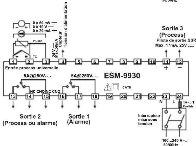 Emko ESM-9430 - Connexions électriques - 5
