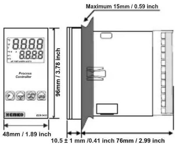 Emko ESM-9430 - DIMENSIONS - 7