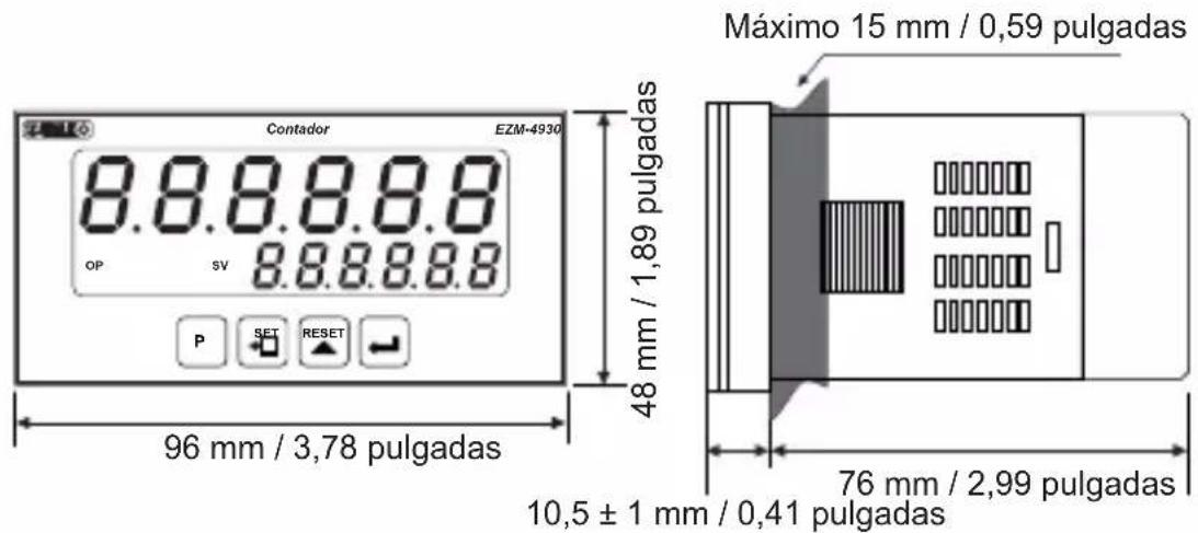 Emko EZM-4930 - DIMENSIONES - 2