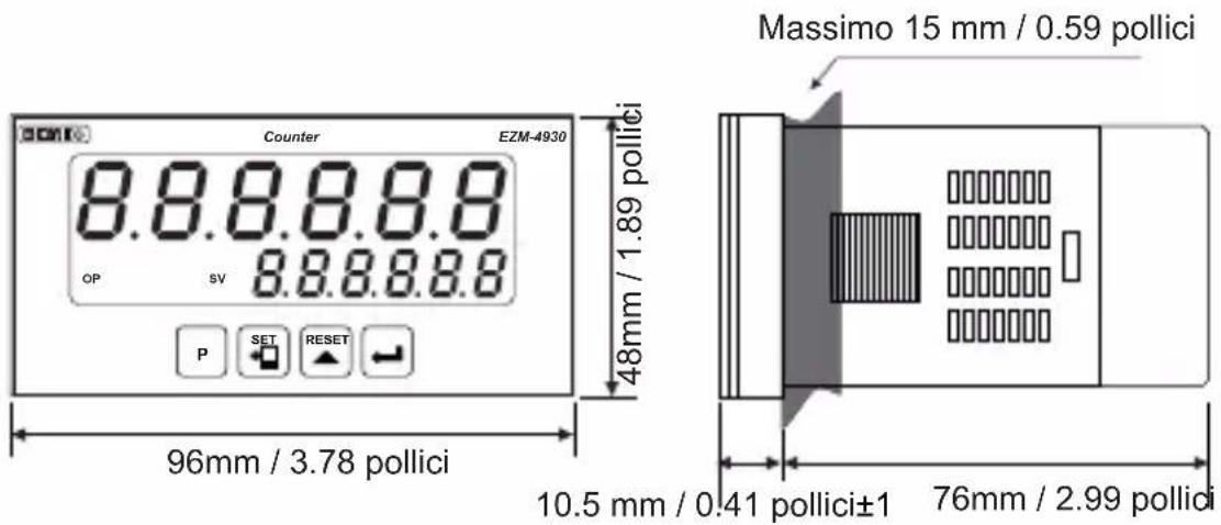 Emko EZM-4930 - DIMENSIONI - 2
