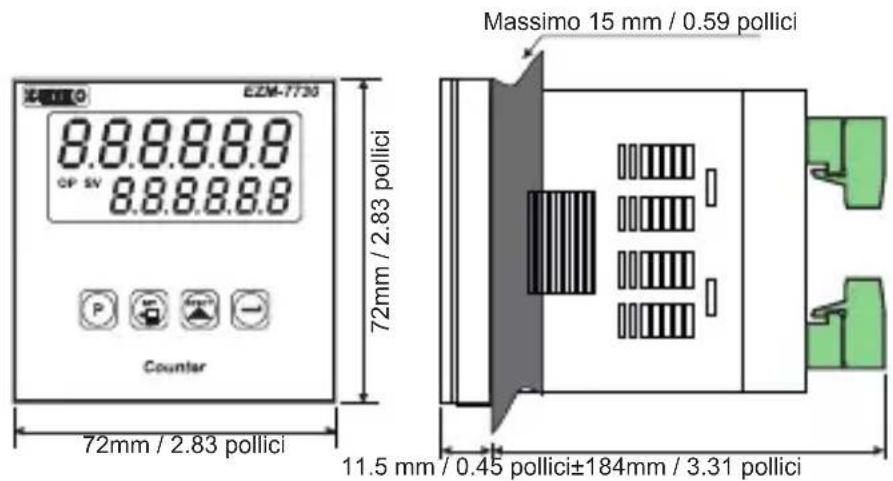 Emko EZM-4930 - DIMENSIONI - 3