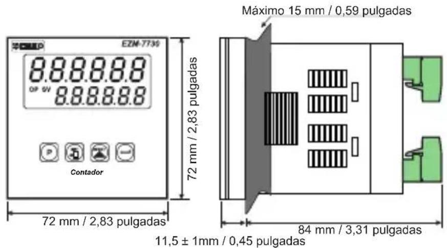 Emko EZM-4930 - DIMENSIONES - 3