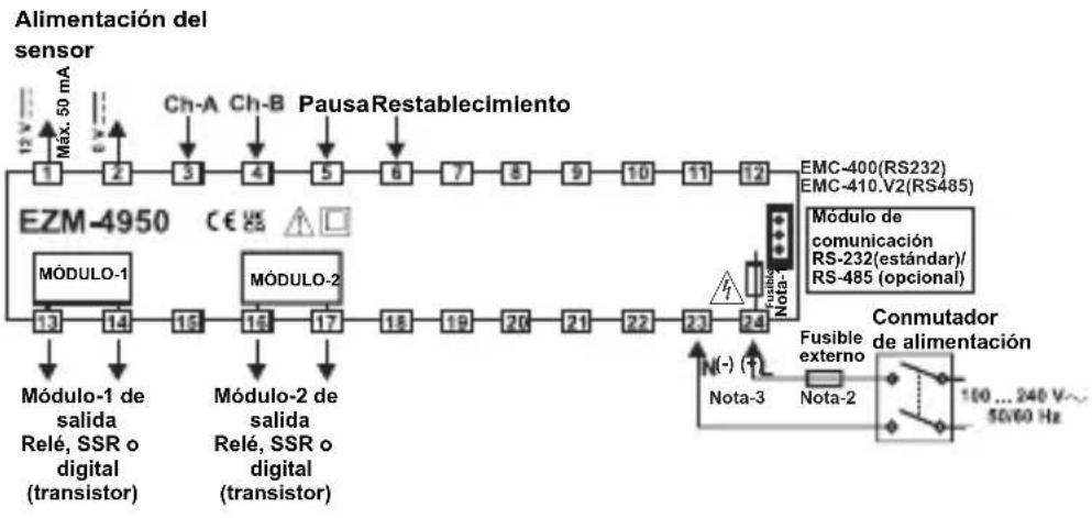 Emko EZM-4950 - Cableados eléctricos - 2