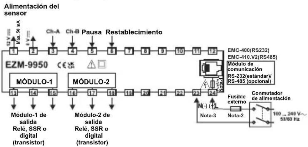 Emko EZM-4950 - Cableados eléctricos - 4