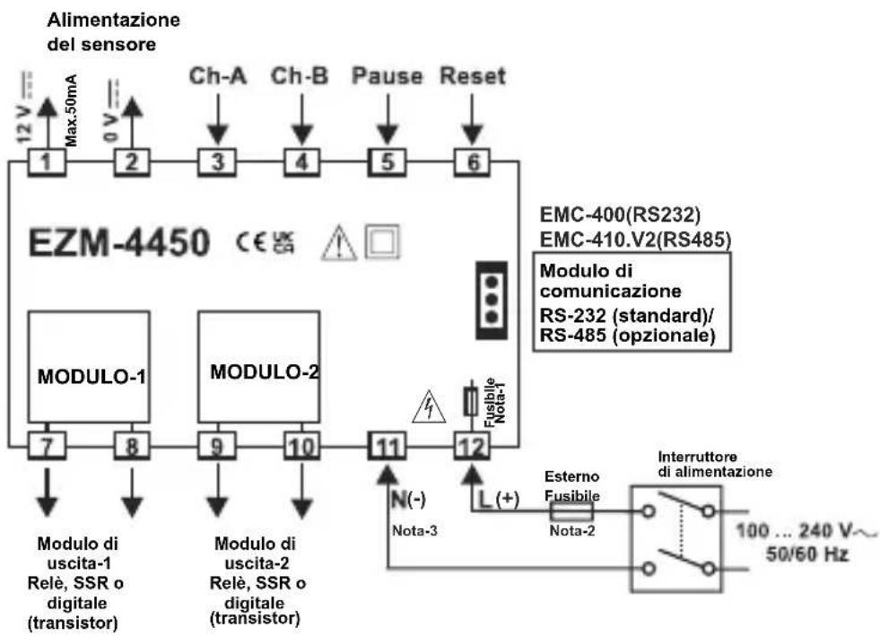 Emko EZM-4950 - Cablaggi elettrici - 1