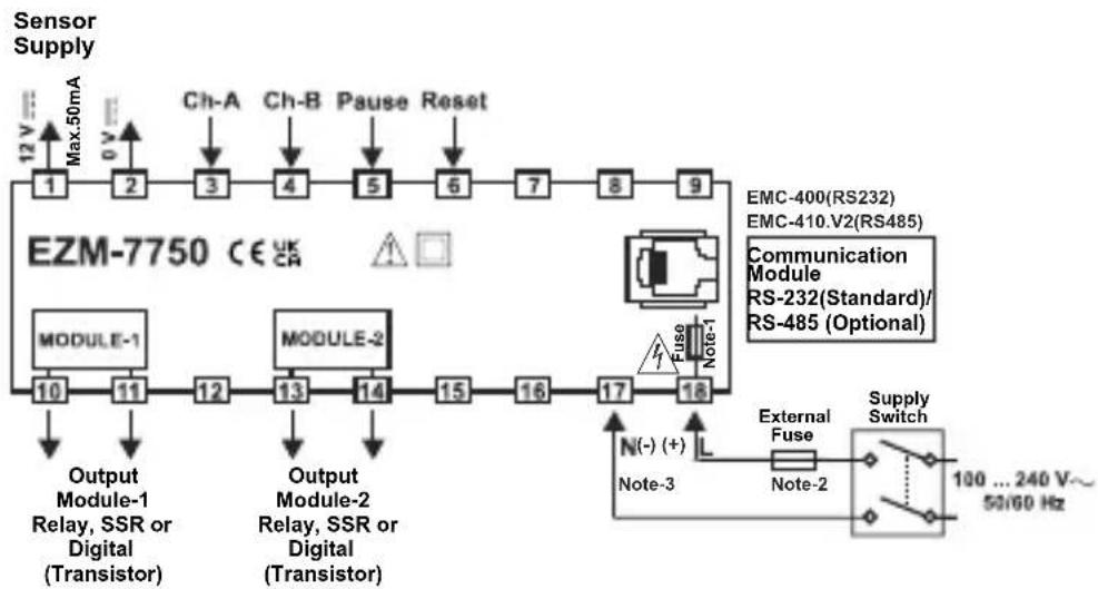 Emko EZM-4950 - Electrical Wirings - 3