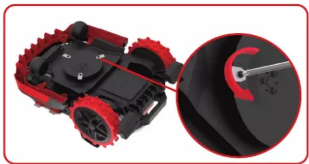 KRESS Mission RTKn KR171E - Replace the blades - 1
