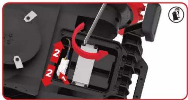 KRESS Mission RTKn KR161E - AVVERTENZA: premere il tasto ON/OFF su OFF prima di effettuare qualsiasi regolazione, tuzione o riparazione. - 2