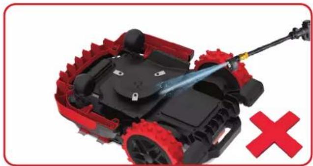 KRESS Mission RTKn KR161E - Maak de contactpinnen en de laad strips schoon - 1