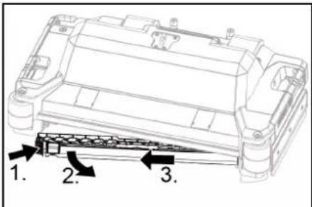 Kärcher B 110 R Classic - Curățarea barei de distribuție a apei - 1