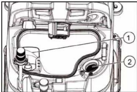 Kärcher B 110 R Classic - Почистване на цедката за груби отпадъци - 1