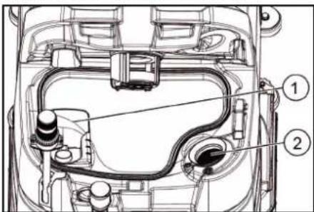 Kärcher B 110 R Classic - Čištění síta na hrubé nečistoty - 1