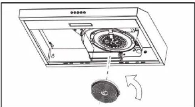 TAURUS C60WHAL - Para instalar o filtro de carbono, siga as instruções abaixo: - 1