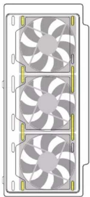 Sharkoon REBEL C70M - Installer les ventilateurs - 2