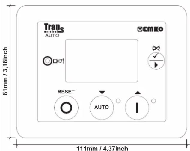 Emko Trans-MiniAUTO - Montage sur tableau - 2