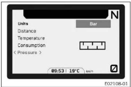 KTM 1290 Super Adventure S (2024) - Units Pressure - 1