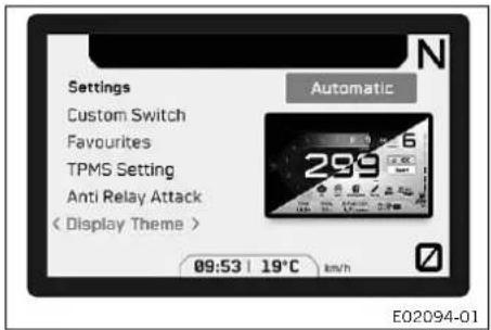 KTM 1290 Super Adventure S (2024) - Display Theme - 1