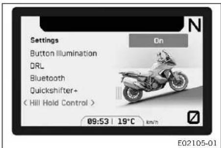 KTM 1290 Super Adventure S (2024) - Hill Hold Control (en option) - 1