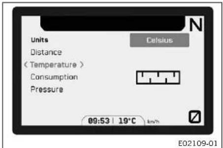 KTM 1290 Super Adventure S (2024) - Units Temperature - 1