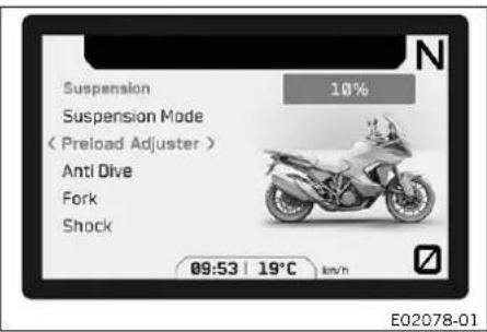 KTM 1290 Super Adventure S (2024) - Preload Adjuster - 1