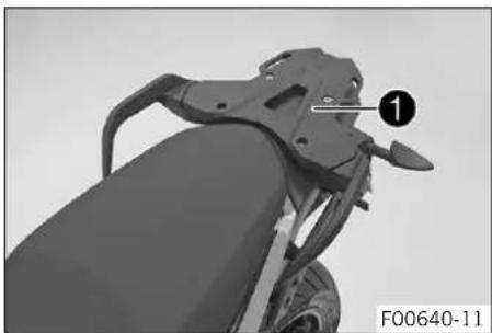 KTM 1090 Adventure (2016) - Plaque de porte-bagages - 1