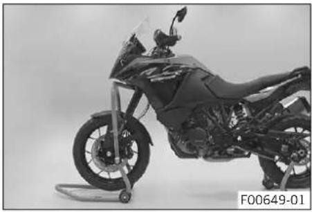 KTM 1090 Adventure (2016) - TRAVAUX D'ENTRETIEN SUR LA PARTIE-CYCLE 100 - 1
